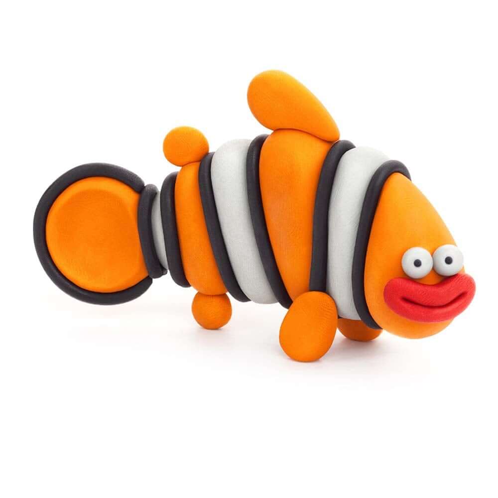 Hey ClayHey Clay Κατασκευές Από Πηλό Ocean Clownfishpapell.gr