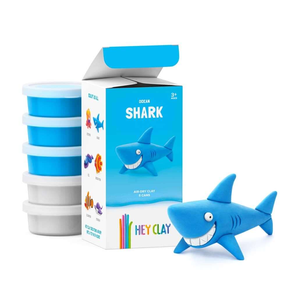 Hey ClayHey Clay Κατασκευές Από Πηλό Ocean Sharkpapell.gr