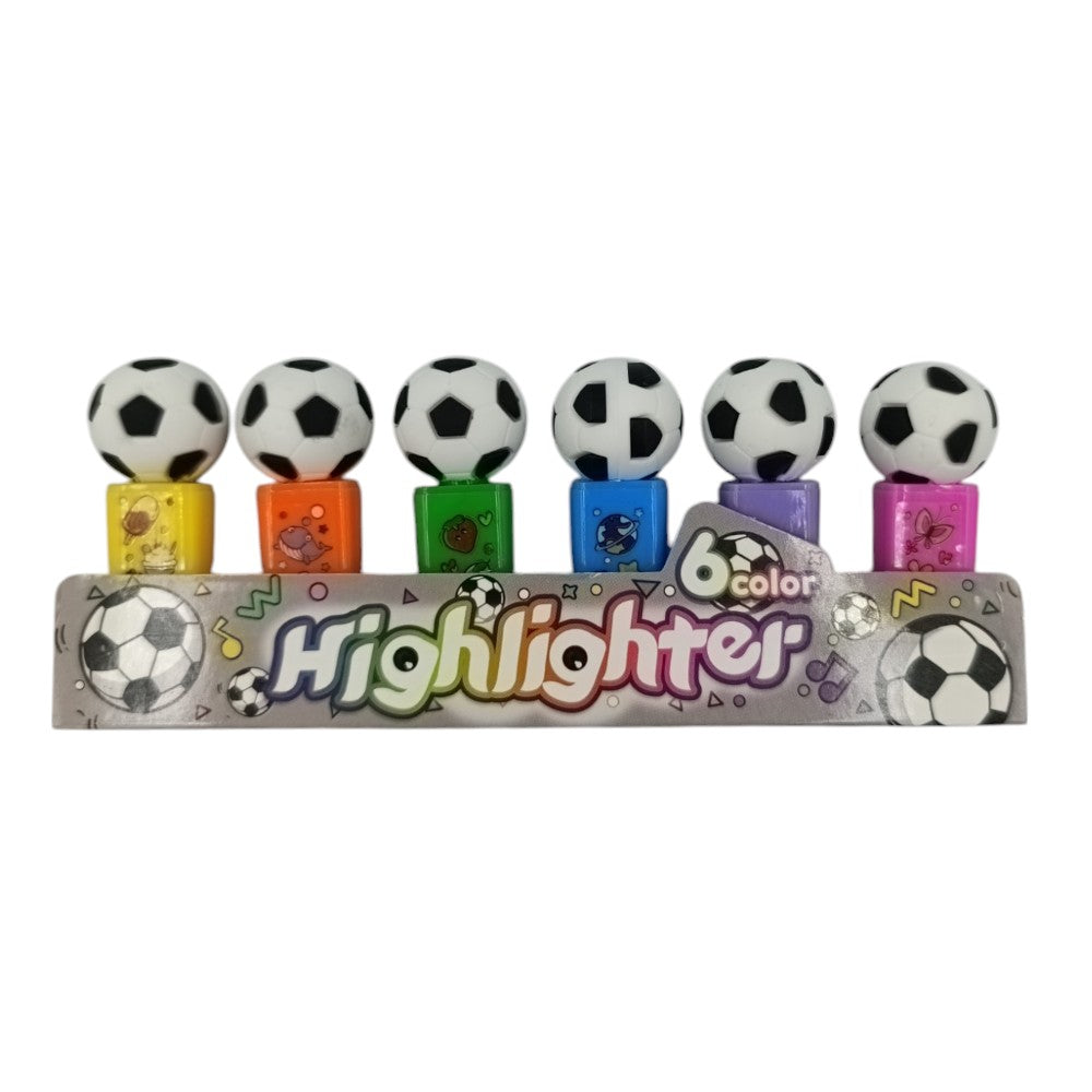 OEMΣετ Highlighters Μπάλα Ποδοσφαίρου 6 Χρώματαpapell.gr