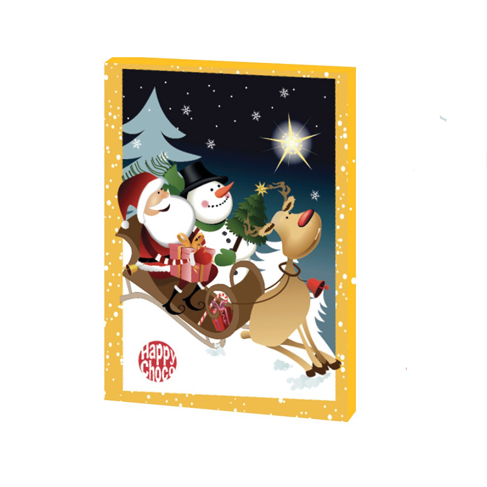 Chocoland Ημερολόγιο Σοκολατάκια Happy Choco 50 gr - 1 Τμχ