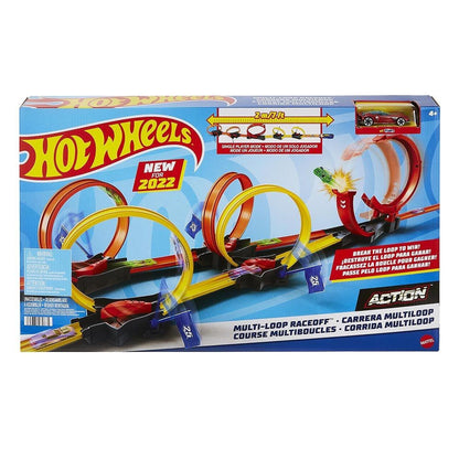 Hot Wheels Πίστα Για Κόντρες Multi-Loop Raceoff