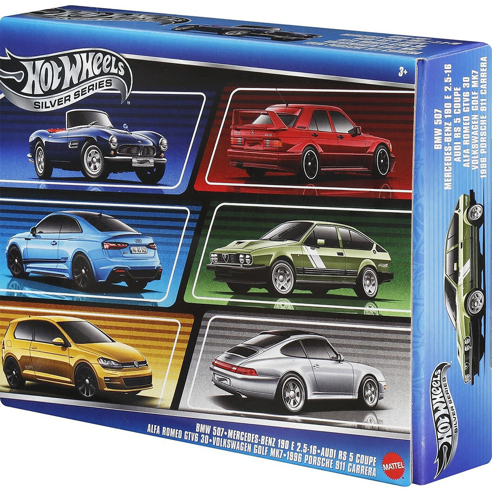 Hot Wheels Aυτοκινητάκια Euro Style Σετ Των 6τμχ