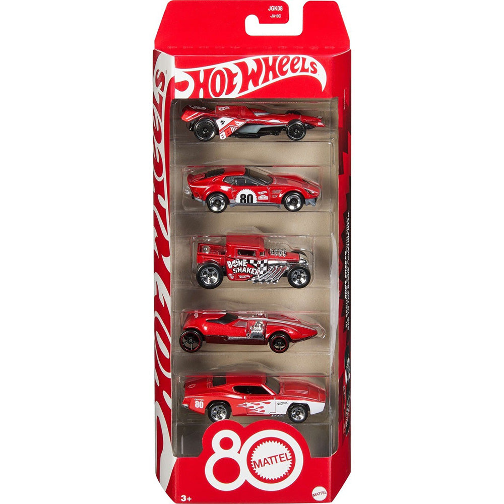 Hot Wheels Αυτοκινητάκια Mattel 80 Χρονια Σετ Των 5