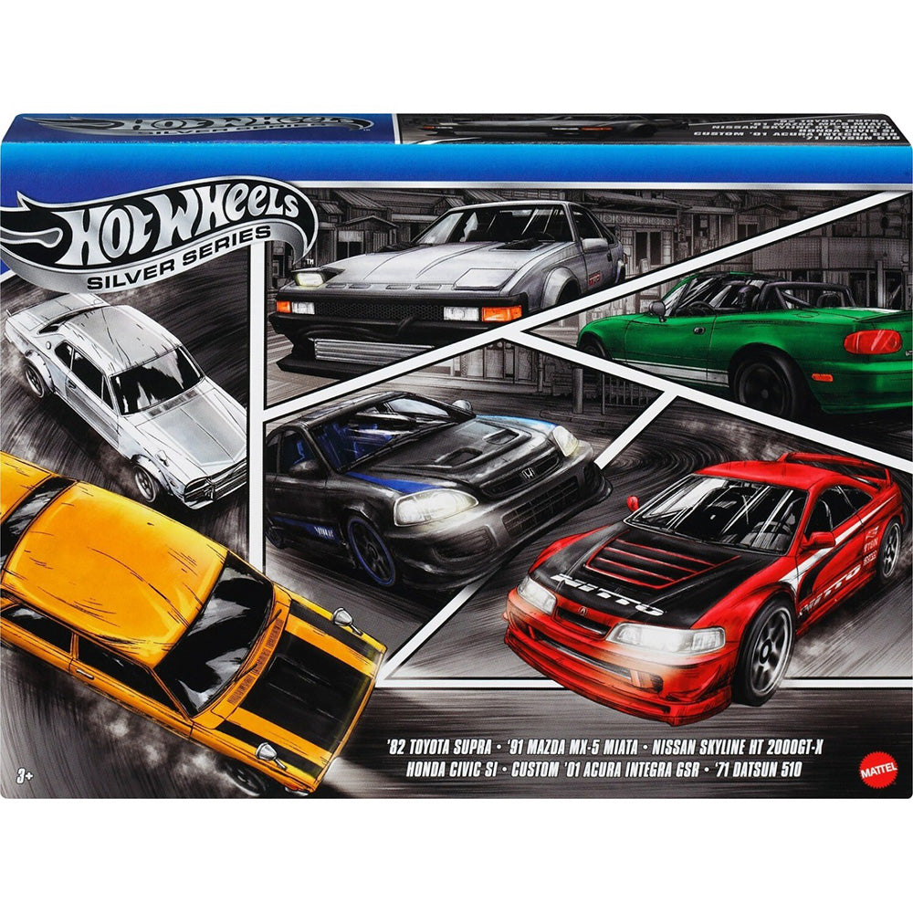 Hot Wheels Αυτοκινητάκια Streets Of Japan Σετ Των 6 Όχημα Παιχνίδι 