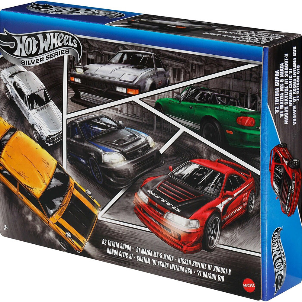 Hot Wheels Αυτοκινητάκια Streets Of Japan Σετ Των 6 Όχημα Παιχνίδι 