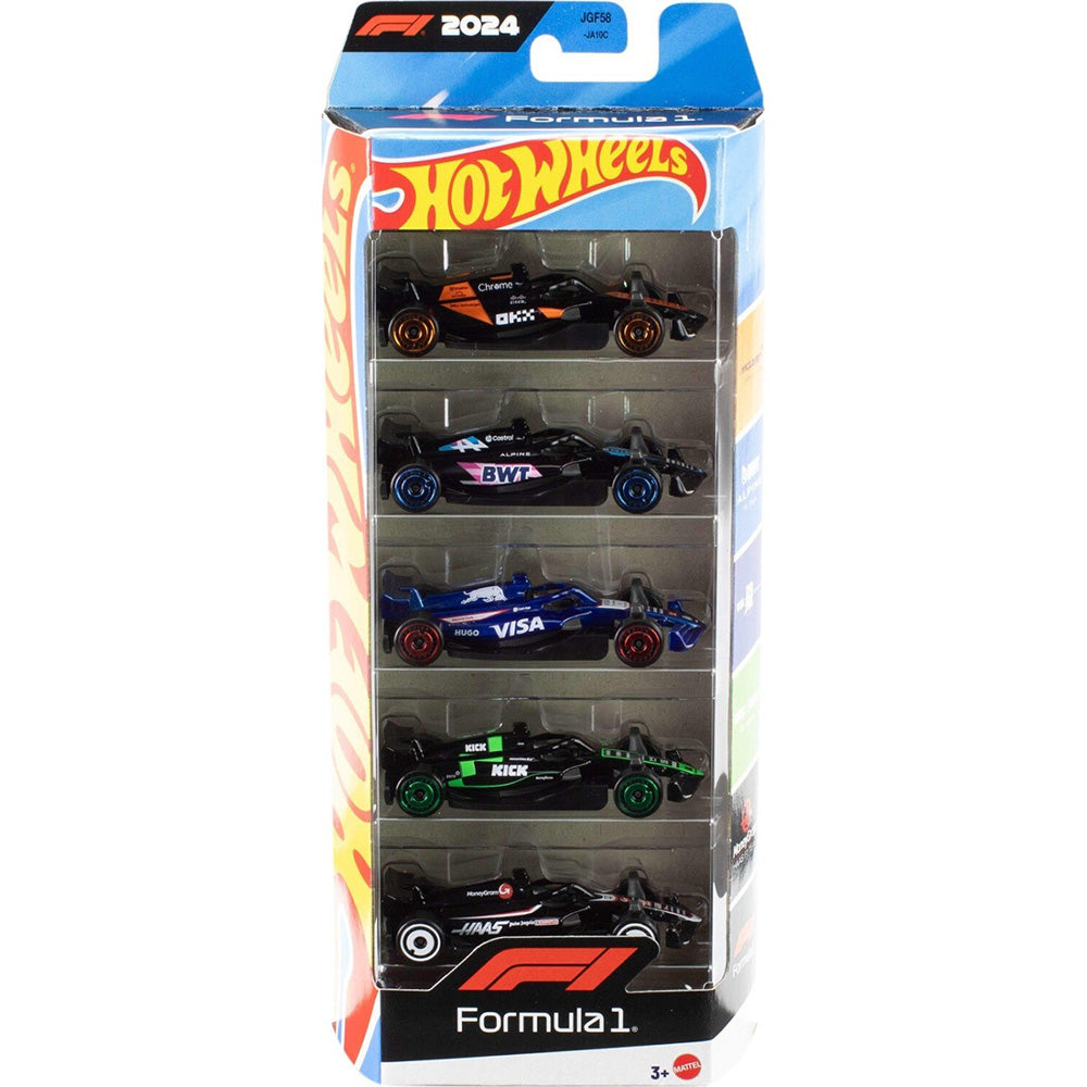 Hot Wheels Αυτοκινητάκια F1 - Σετ Των 5 