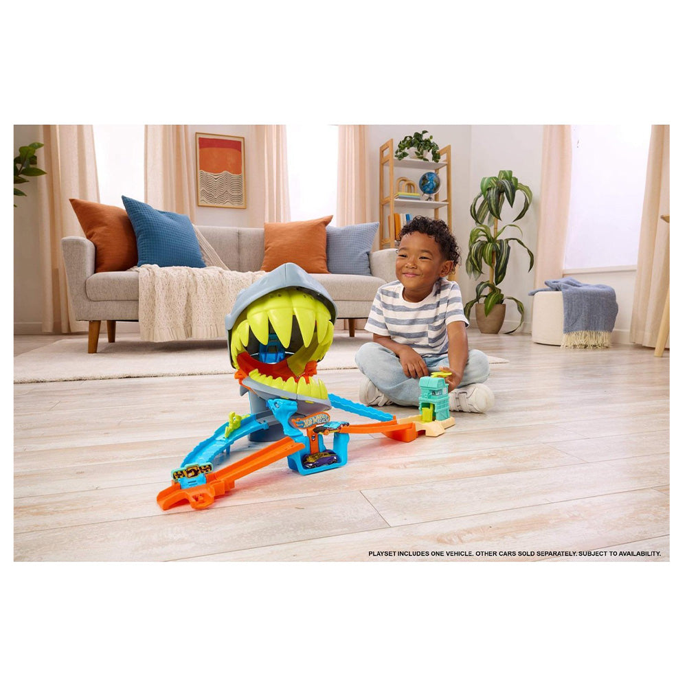 Hot Wheels City Shark Chomp Beach Πίστα