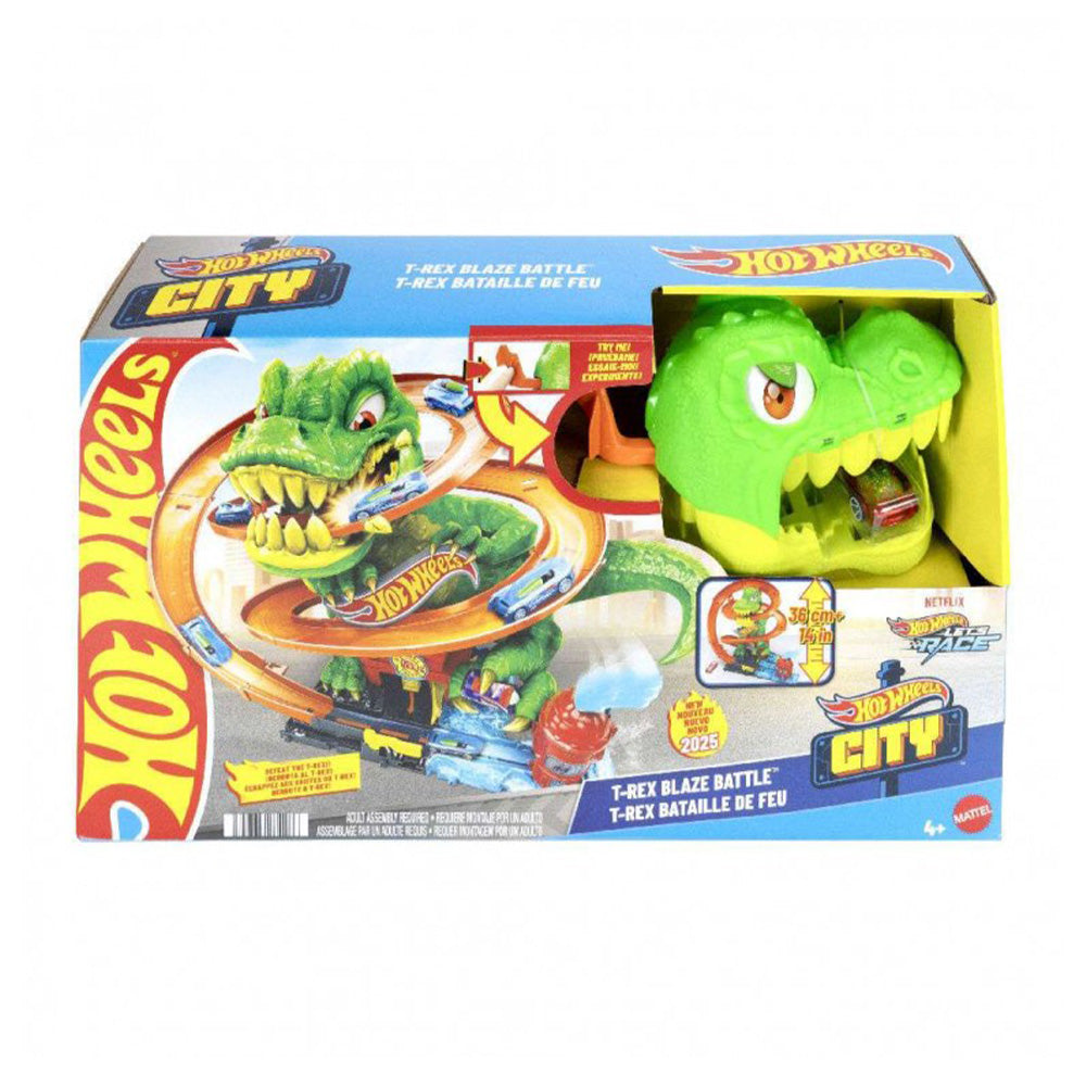 MattelMattel Hot Wheels City T-Rex Πυροσβεστικός Σταθμόςpapell.gr