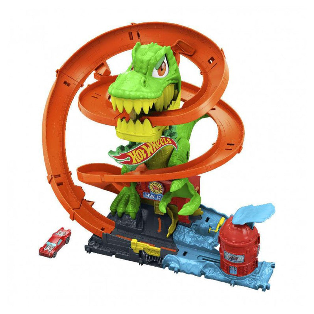 MattelMattel Hot Wheels City T-Rex Πυροσβεστικός Σταθμόςpapell.gr