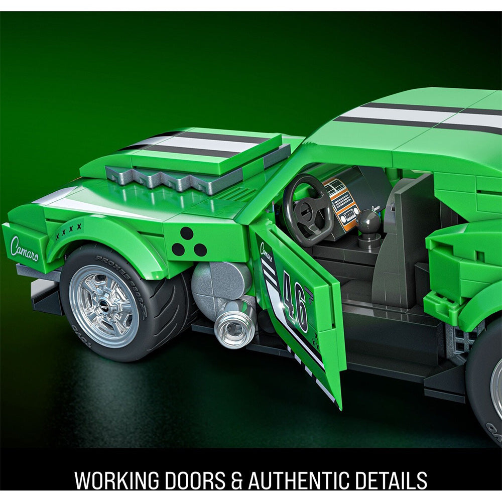 Hot Wheels Custom ’68 Camaro Building Toy Kit (289 Pieces), For Collectors 