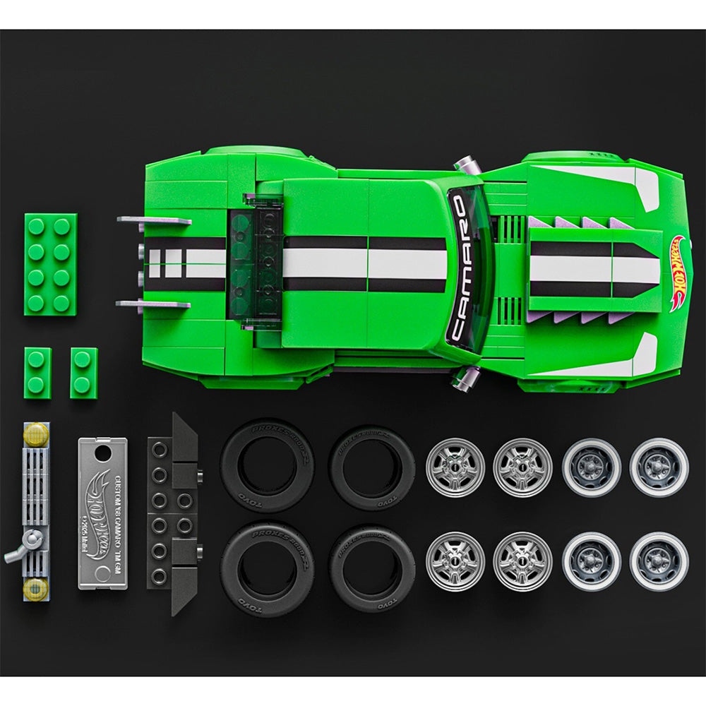 Hot Wheels Custom ’68 Camaro Building Toy Kit (289 Pieces), For Collectors 