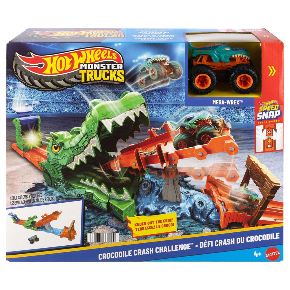 Hot Wheels Monster Trucks Πίστα Εξόντωση Κροκόδειλου