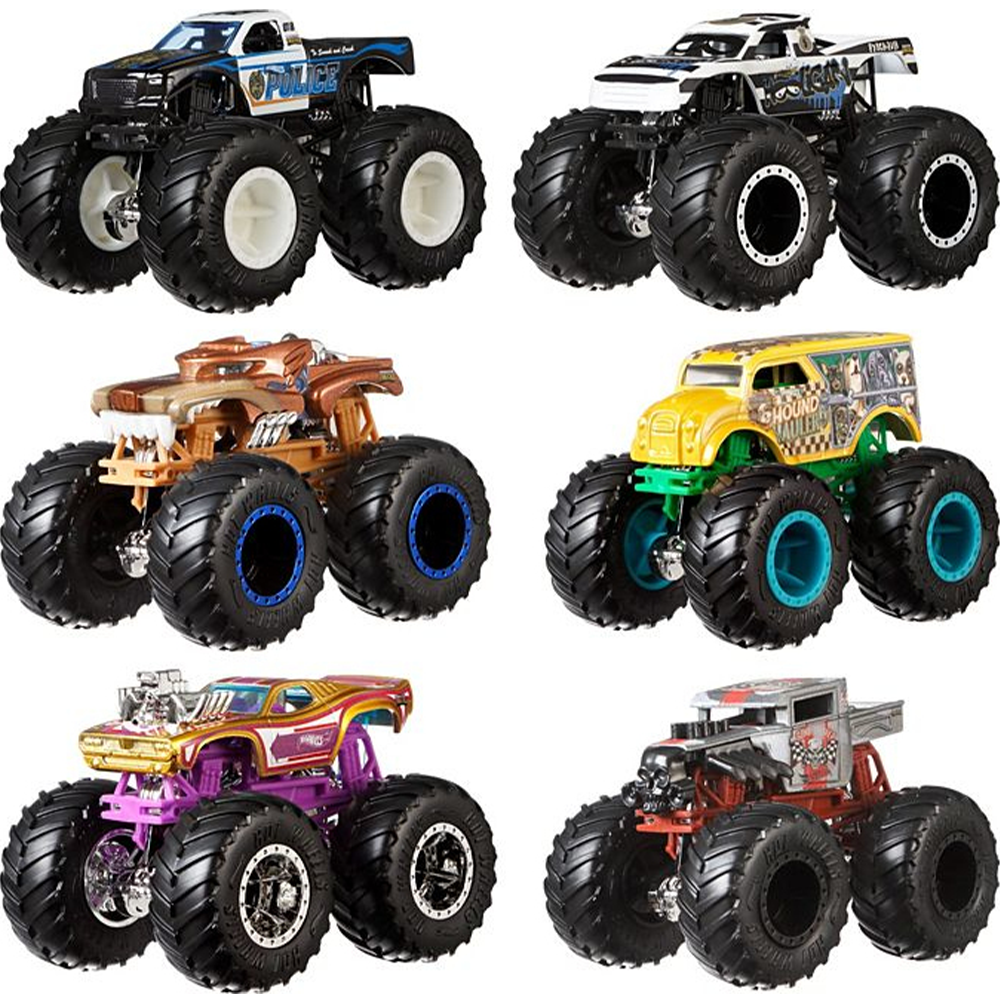 Hot Wheels Οχήματα Monster Trucks Σετ Των 2