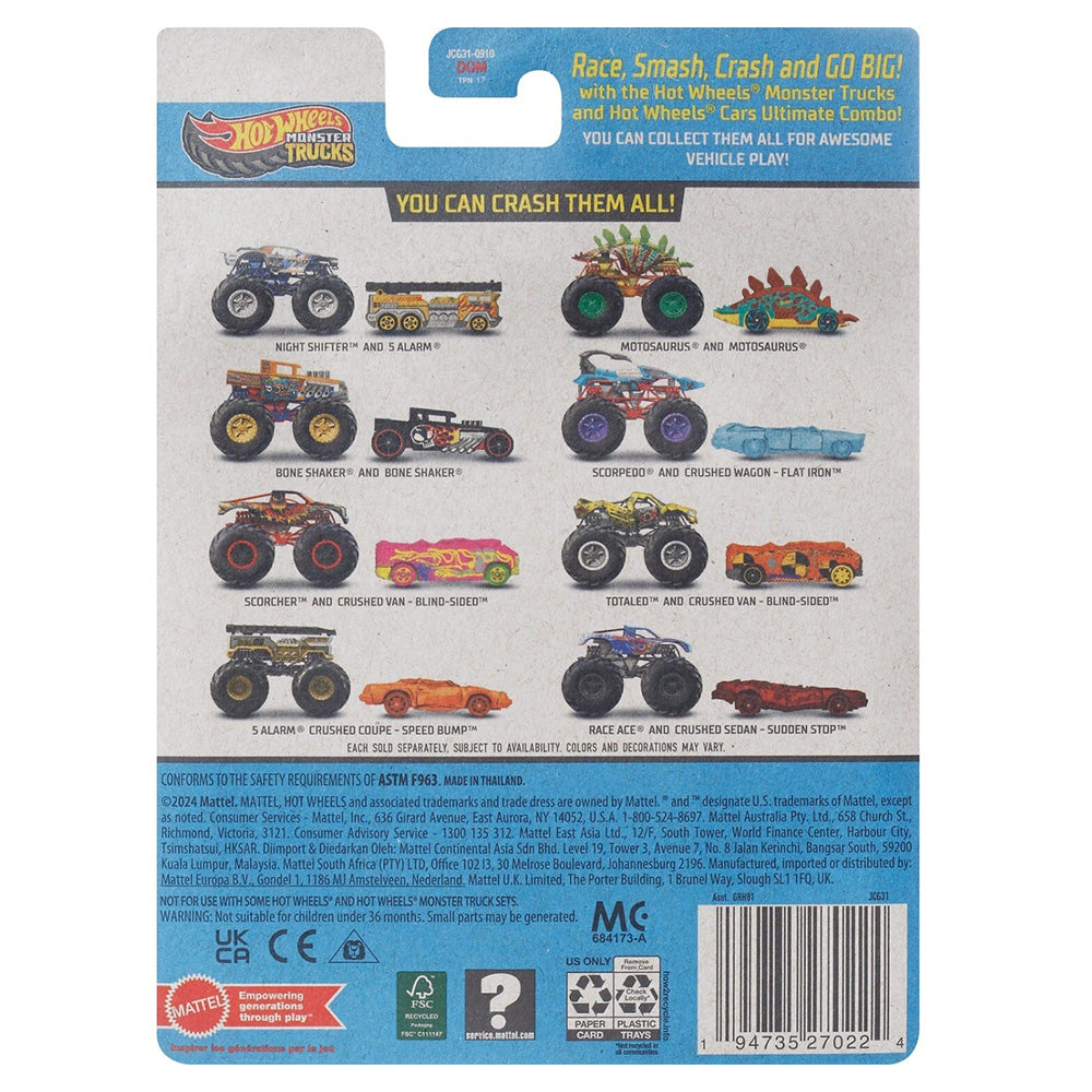MattelHot Wheels Όχημα Monster Trucks Με Αυτ/Κι Scorcher Monster Trucks Όχημα Παιχνίδιpapell.gr