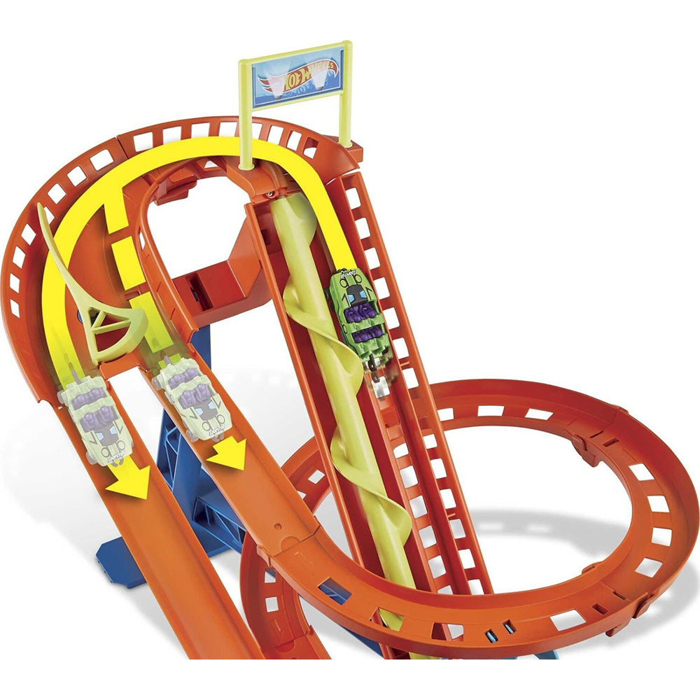 Hot Wheels Hw City - Πίστα Ράλι Τρενάκι Λούνα Παρκ City Όχημα Παιχνίδι 