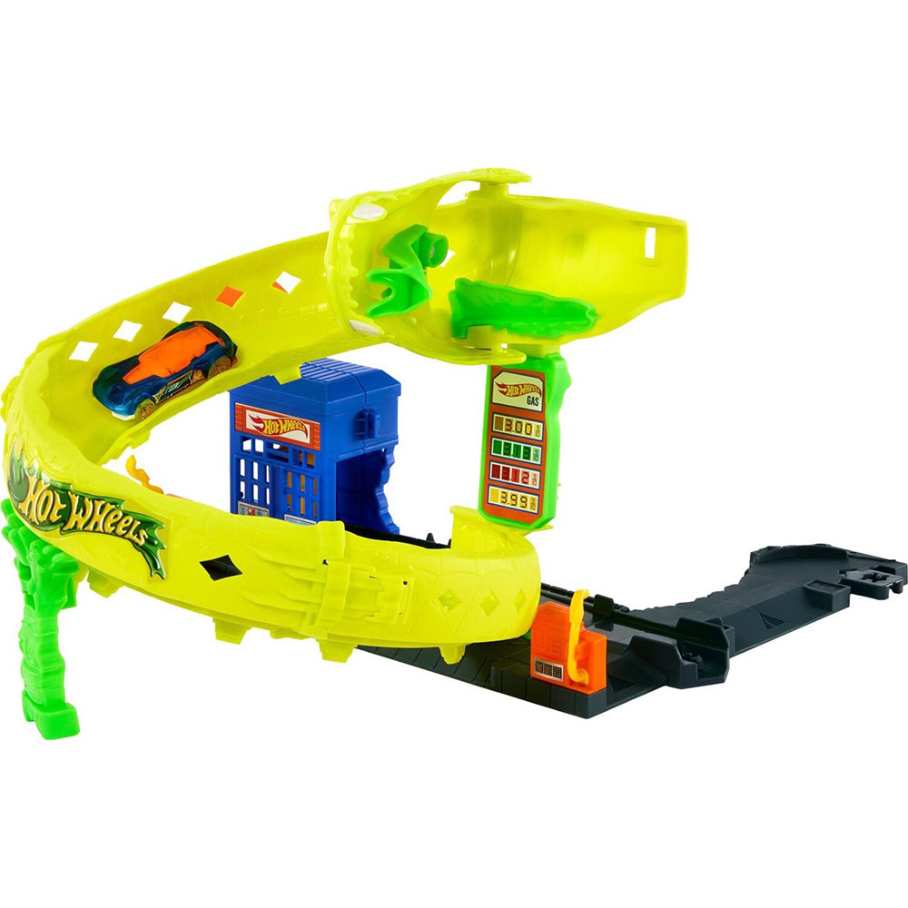 Hot Wheels City- Πίστες Με Θηρια Snake Spiral Attack City Όχημα Παιχνίδι 