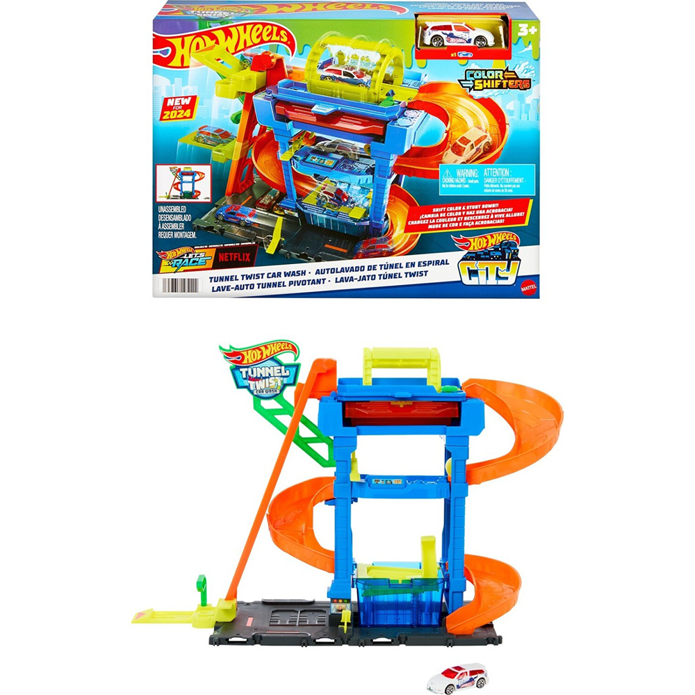 Hot Wheels City Tunnel Twist Car Wash