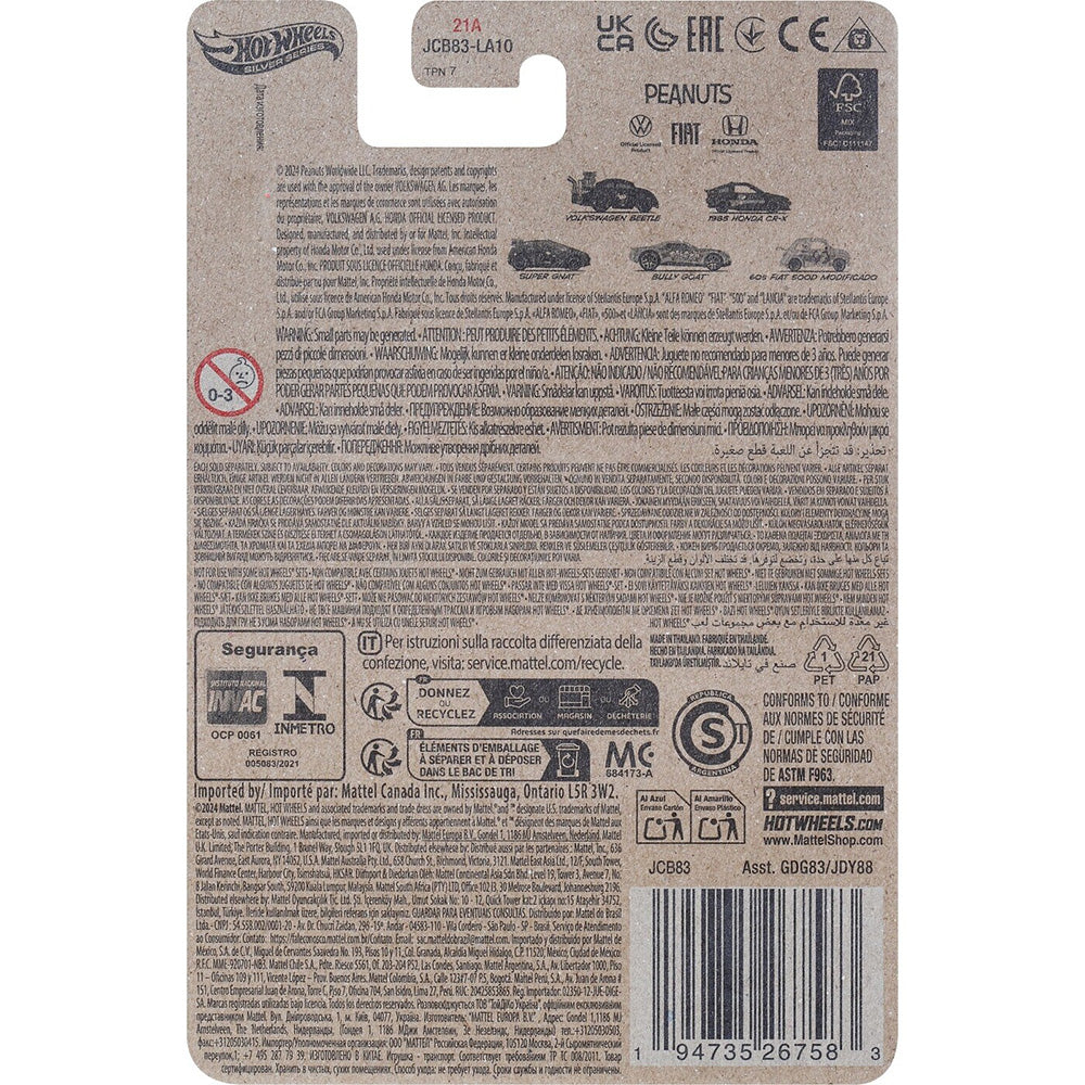 Hot Wheels Peanuts Silver Series Bully Goat 