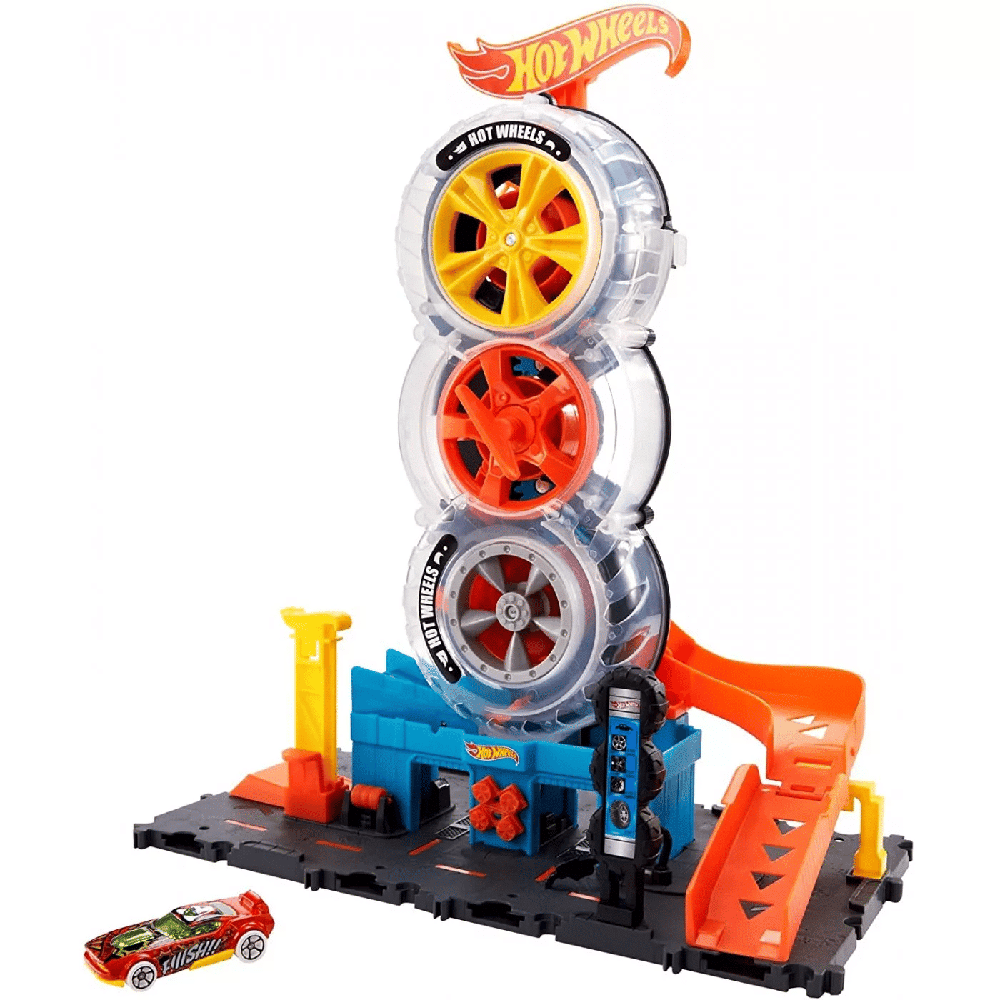 MattelHot Wheels Πίστα City Με Περιστρεφόμενες Ρόδες Super Twist Tipe Shoppapell.gr