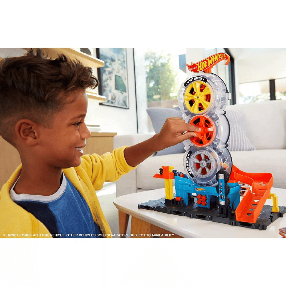 MattelHot Wheels Πίστα City Με Περιστρεφόμενες Ρόδες Super Twist Tipe Shoppapell.gr