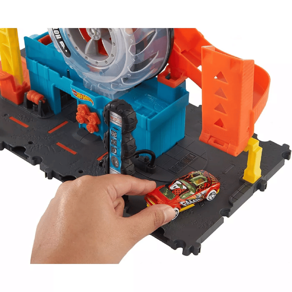 MattelHot Wheels Πίστα City Με Περιστρεφόμενες Ρόδες Super Twist Tipe Shoppapell.gr