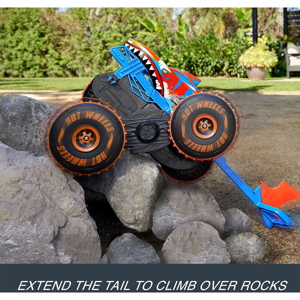 Hot Wheels R/C Tiger Shark Που Σκαρφαλωνει 1:15 Monster Trucks Όχημα Παιχνίδι 