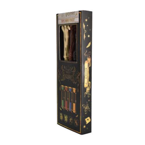 Harry Potter Triple Wand Pen Pack- Colorful Crest