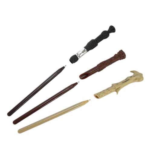 Harry Potter Triple Wand Pen Pack- Colorful Crest