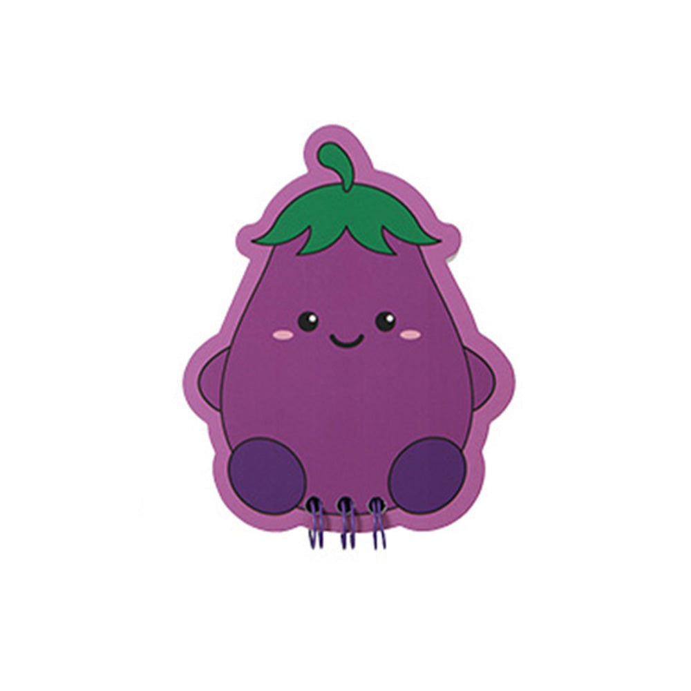i-Total Mini Μπλοκ Σημειώσεων 11,7x11 εκ Fresh Fruits - Eggplant