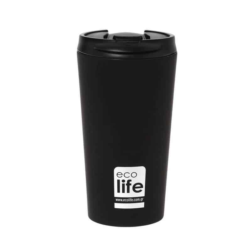 Ecolife Coffee Thermos Black 370Ml