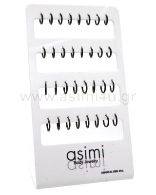 Μαυρος Λεπτος Κρικος 1.6Χ8-10Mm