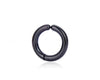 Σκουλαρικι Abrbell Surgical Steel Black Fake Hoop 2.5 X10-12-14Mm