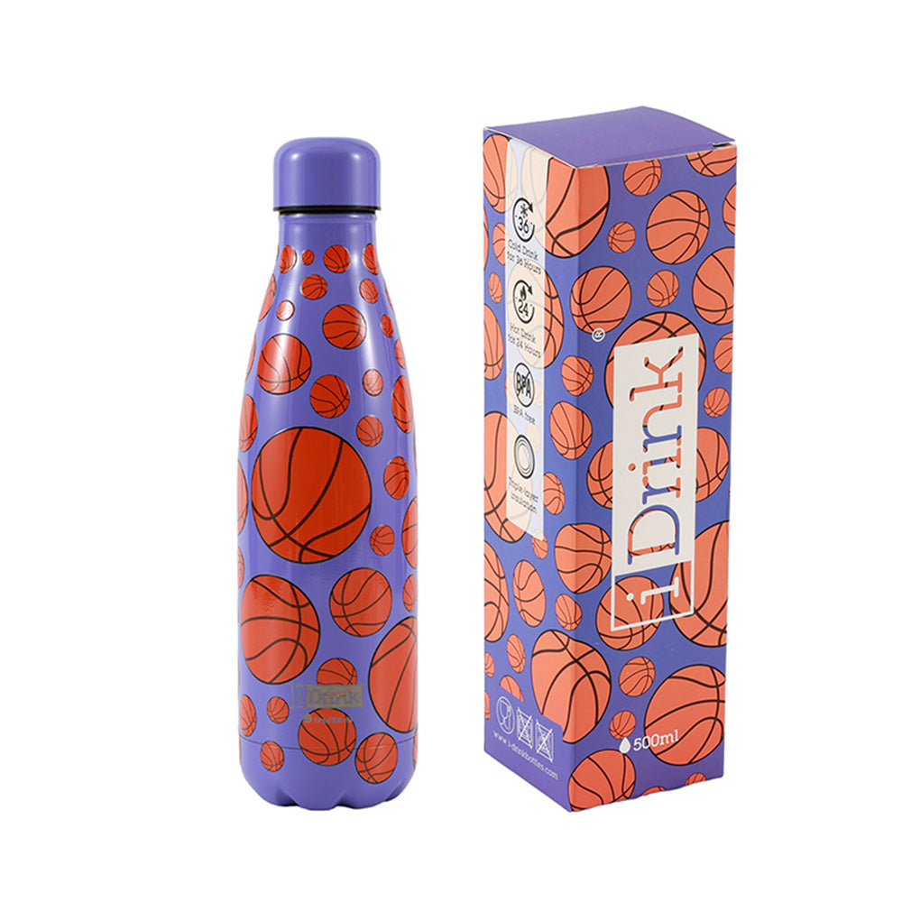 i Drink Θερμός Ανοξείδωτος Basketball 500ml