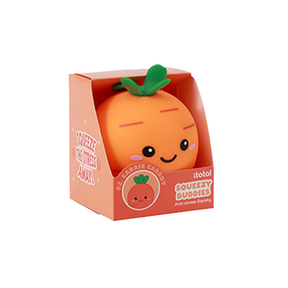 i-Total Anti-stress Squishy 10.3x9x14.2 εκ Fresh Market - Carrie Carrot