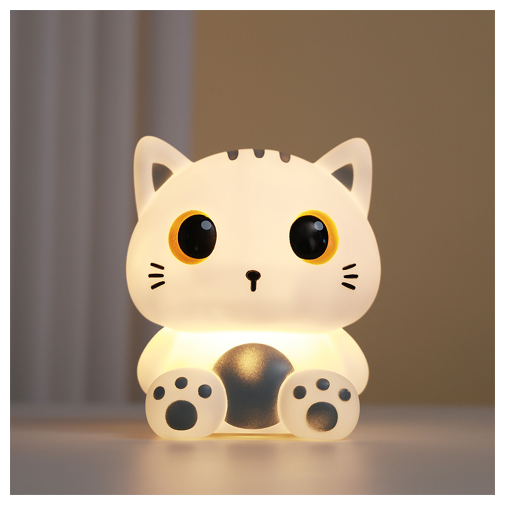 i-Total Φως Νυκτός Dream Glow White Cat 18x15x12,5 εκ