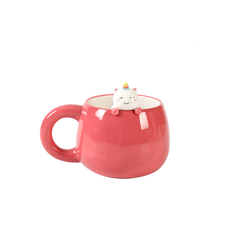 I Total Κεραμική Κούπα Charm Unicorn 450 ml