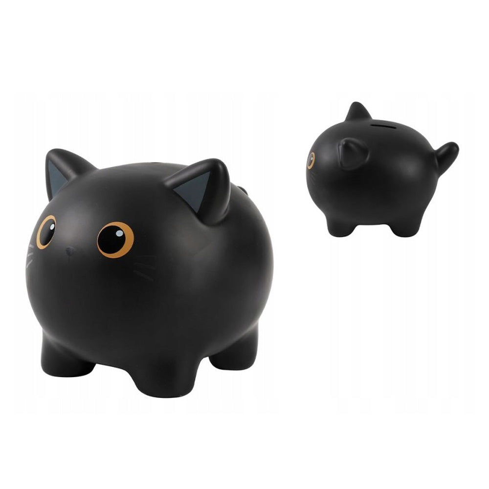 I Total Πλαστικός Κουμπαράς Black Cat 18x15.5 εκ