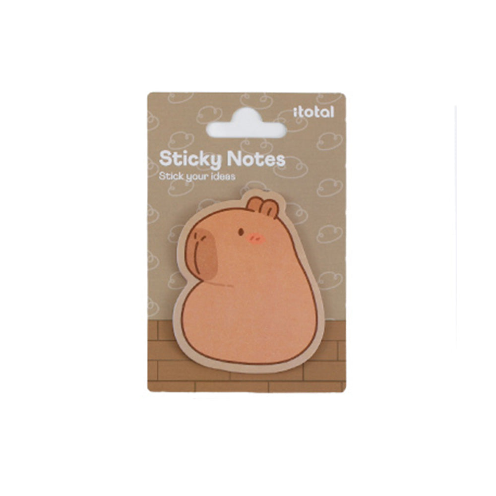 I Total Χαρτάκια Sticky Notes Capybara Καφέ