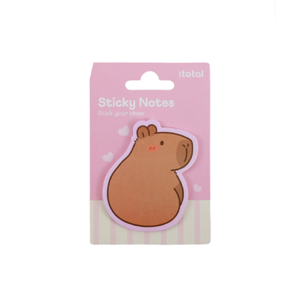 I Total Χαρτάκια Sticky Notes Capybara Ροζ