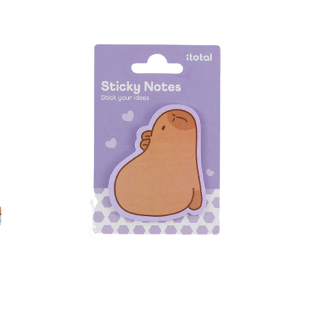 I Total Χαρτάκια Sticky Notes Capybara Μωβ