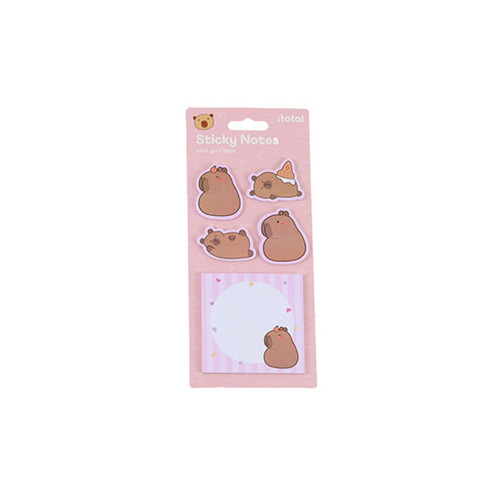 I-Total Χαρτάκια Sticky Notes Capybara Ροζ