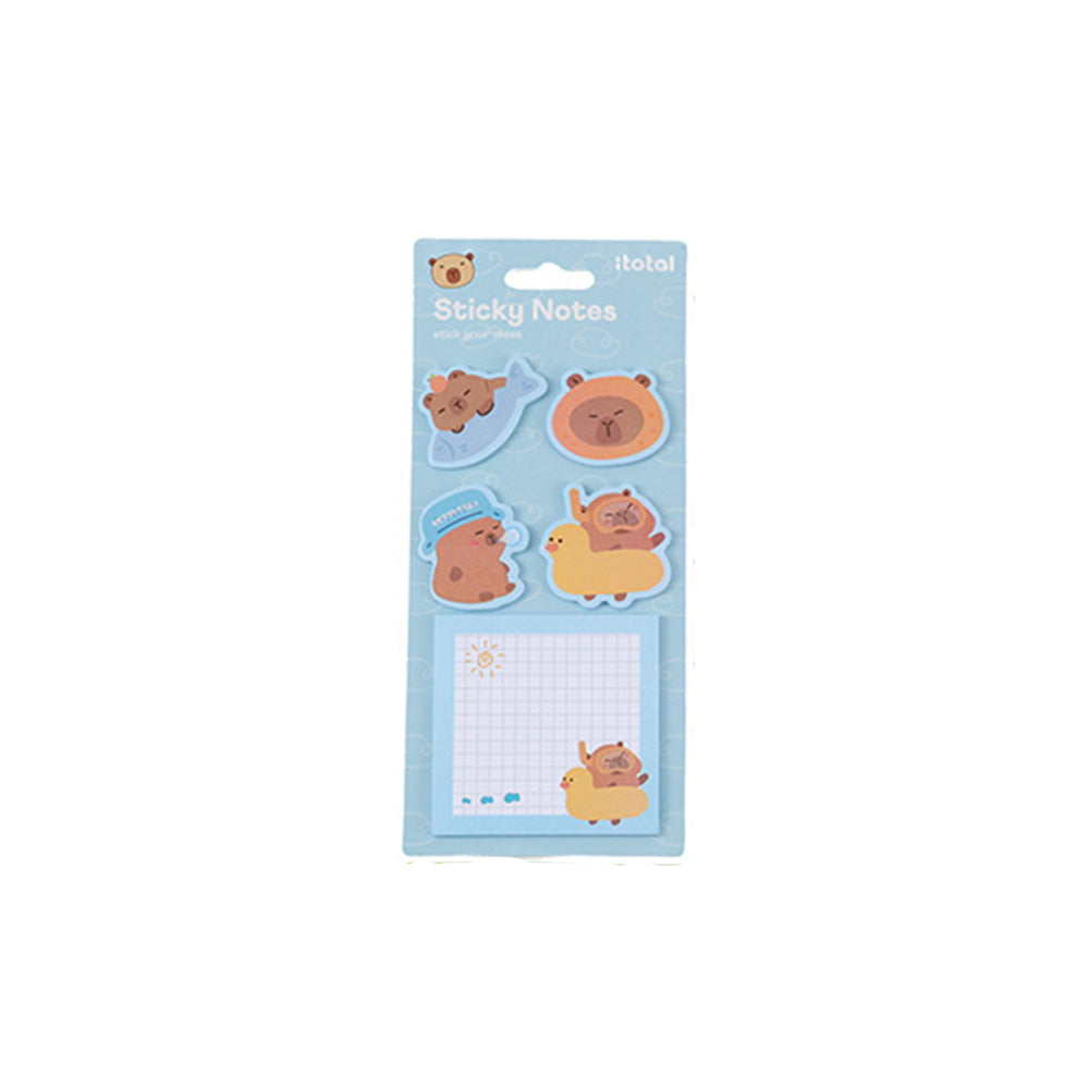 I-Total Χαρτάκια Sticky Notes Capybara Σιελ