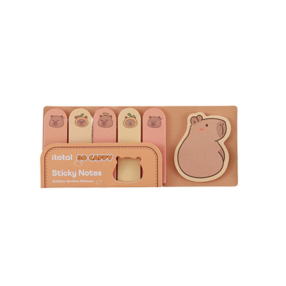 I - Total Σετ Χαρτάκια Sticky Notes & Tab So Cappy Καφέ
