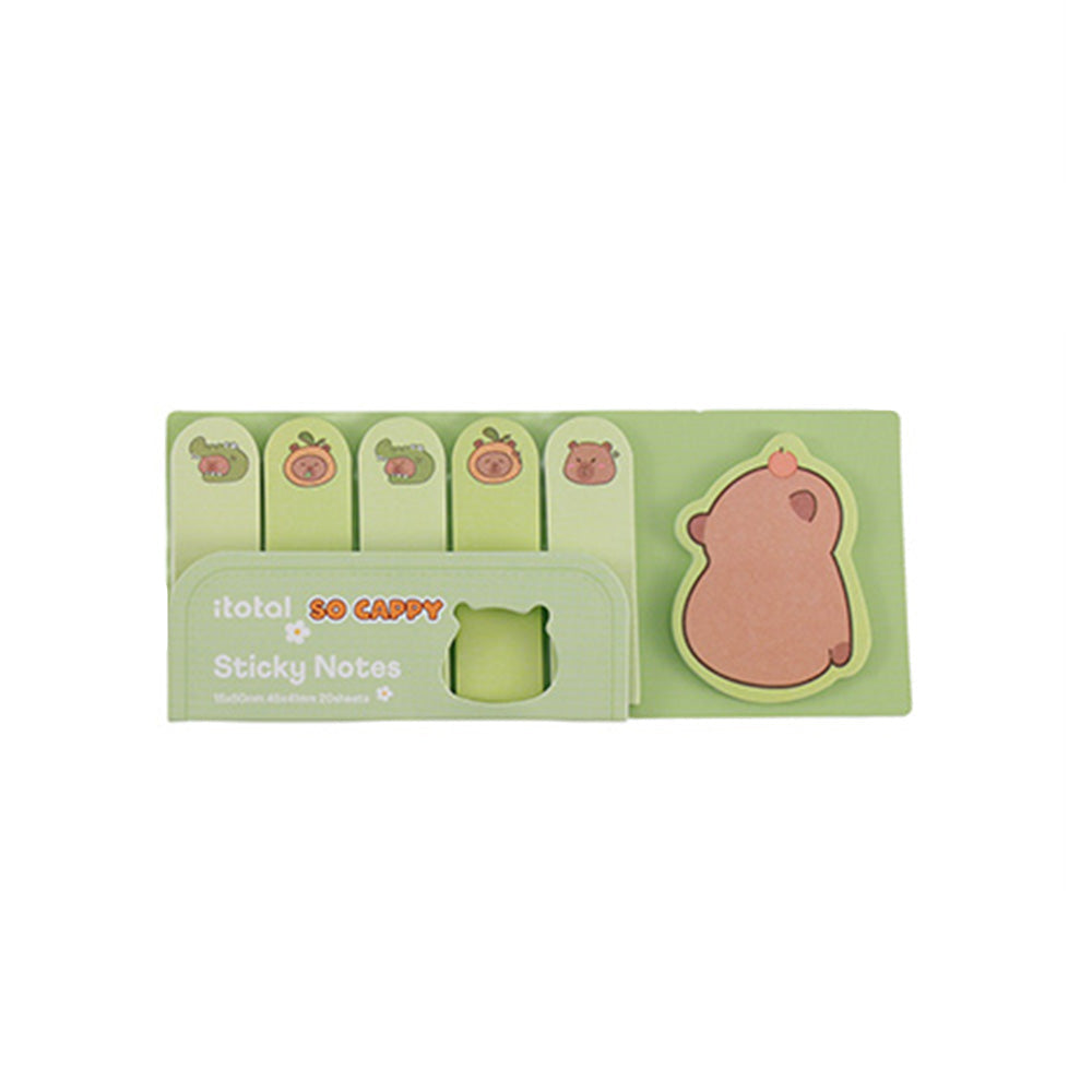 I - Total Σετ Χαρτάκια Sticky Notes & Tab So Cappy Πράσινο