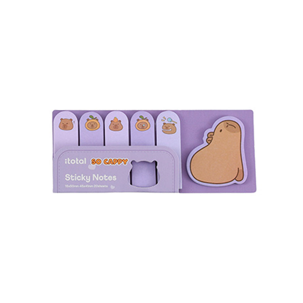 I - Total Σετ Χαρτάκια Sticky Notes & Tab So Cappy Μωβ