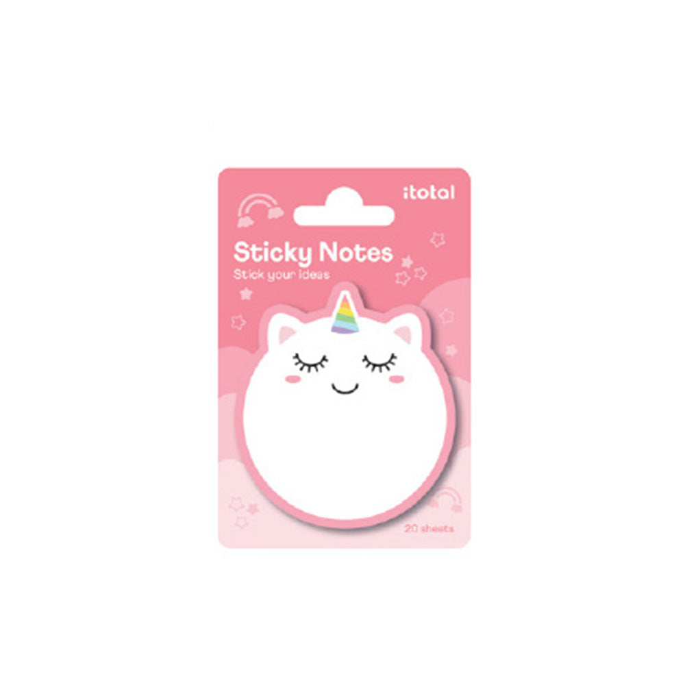 i-Total Χαρτάκια Sticky Notes Unicorn 7x8 εκ 20 Φύλλα