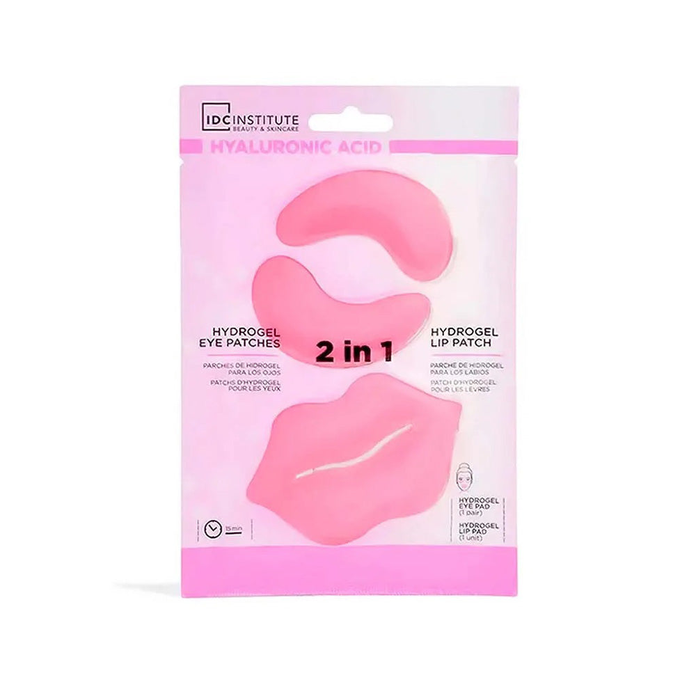 IDC Institute Hyaluronic Acid Hydrogel Lips & Eyes Patch Set 3pcs – Επιθέματα Ματιών & Χειλιών με Υαλουρονικό Οξύ