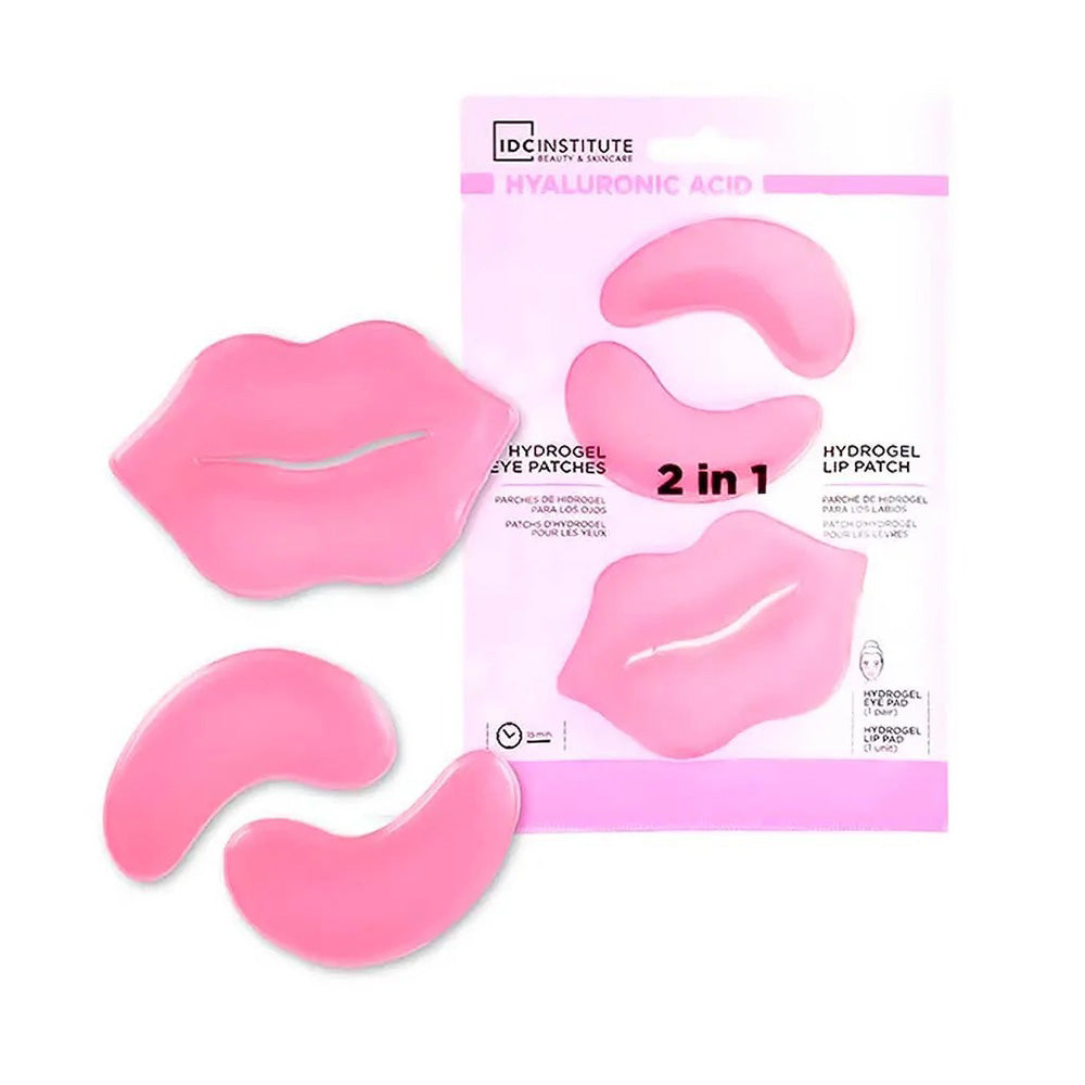 IDC Institute Hyaluronic Acid Hydrogel Lips & Eyes Patch Set 3pcs – Επιθέματα Ματιών & Χειλιών με Υαλουρονικό Οξύ