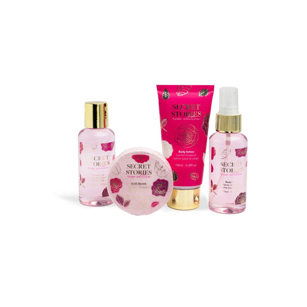 IDC Institute Bath Set Secret Stories Rose 4 Τμχ
