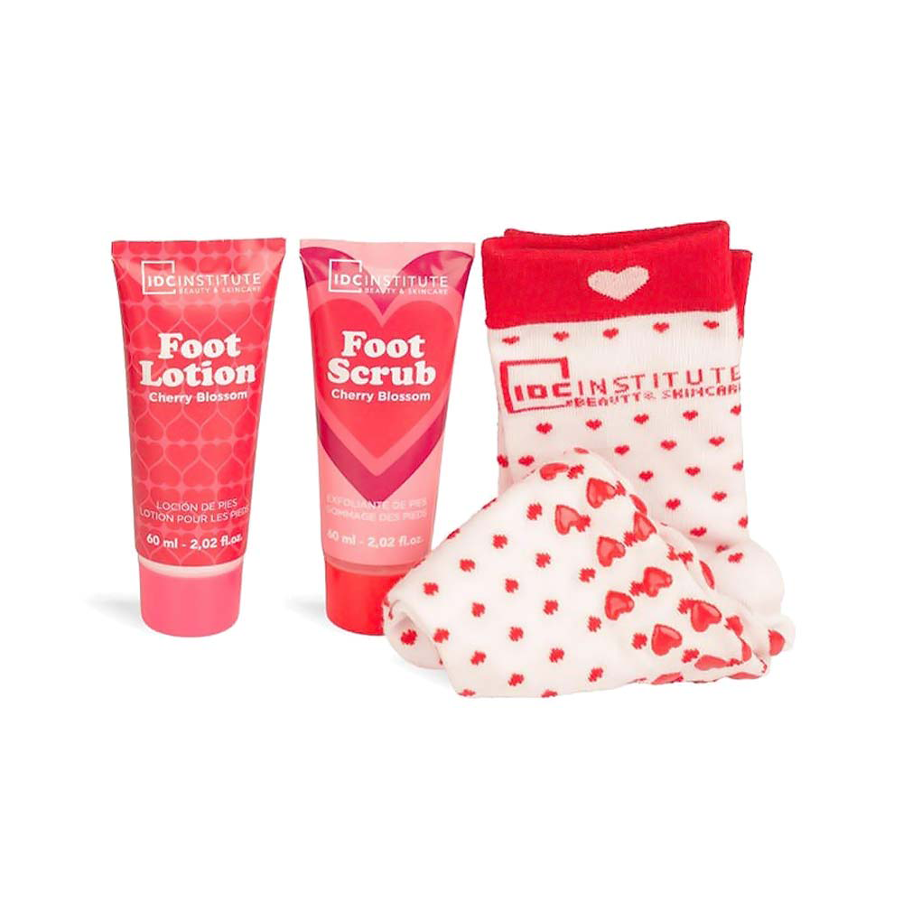 IDC Institute Cherry Kisses Cherry Blossom Foot Care Set – Σετ Περιποίησης Ποδιών 3 Τμχ 